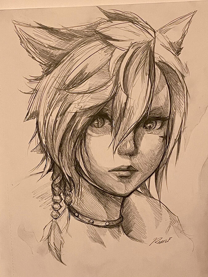 C'kaxah (Pencil Portrait)